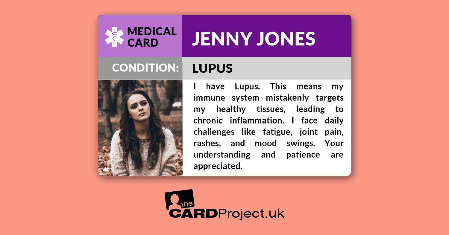 Lupus Photo Medical Card (FRONT)
